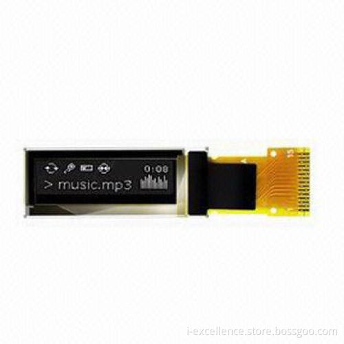 Mobile Phone OLED LCD Display Module with 2.08-inch Size and 8-bit 8080, 3/4-wire SPI, I2C Interface